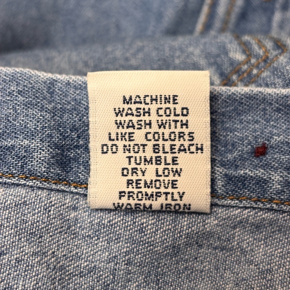 Lee’s Men’s Vintage Long Sleeve Denim Shirt Size Large - Picture 5 of 9